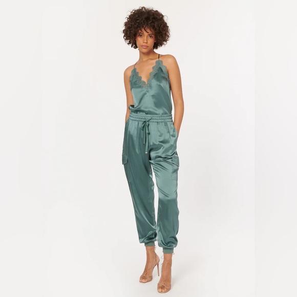 Set Cami NYC Elsie Pant XXS, Cami NYC Everly Camisole XS, Teal, Cami NYC 2 Piece - Picture 1 of 14
